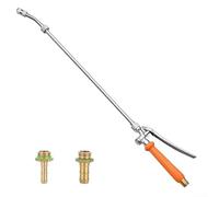 Adjustable Garden Spray Bar Kit, 12.5-29 Inch Telescopic Metal Extension Wand with Locking Handle and Mist to Stream Nozzle for Watering Plants, Orchards and Car Washing
