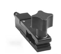 Adjustable Gimbal Swivel Level for Dial Indicator Base Stand Holder, Magnetic Mount with Rotary Joints, Aluminum Black 12. x 66.3 mm