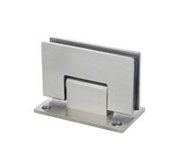 Adjustable Glass Clamps,90 Degree Open Clip 8-12mm Stainless Steel Wall Mount Frameless Fix T-Clamps Shower Door Hinge Bathroom Hardware Brackets