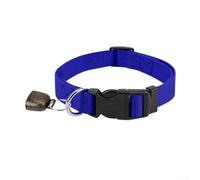 Adjustable Goat Collar with Bell for Sheep Cattle Livestock - Wear Resistant Halter for Grazing Animals 13.7-20.5 Inch(blue)