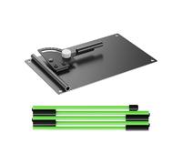 Adjustable Golf Alignment Sticks, Swing Training Aid Set, 9.84x6.3x1.3 Inches Stable Professional Practice Rods with Accuracy Guide Design, Portable Training System, Golf Correction Tool for H