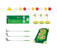 Adjustable Golf Toy Set - 120cm Putting Mat, with Retractable Club, Practice Hole | Interactive Sports Game for Boys Girls Indoor Outdoor Family Fun Golf Skill Training Activity Kids-Friendly Quality