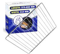 Adjustable Grid for the Oven with a Depth of 310 mm and a Width from 370 mm to 650 mm Universal for Many Oven Brands - Warranty 10 years - MONTERAL
