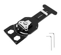 Adjustable Guide Rail Square with Angle Stop -45° to 45° Adjustable Angle Track Saw Squares with Edge Support for Precision Cutting