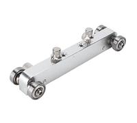 Adjustable Guitar Nut Sander, Luthier Sanding Tool for Bass and Acoustic Guitars, Aluminum Alloy Bridge Saddle Grinder with Precision Height Control for Bone Plastic Composite (Silver)