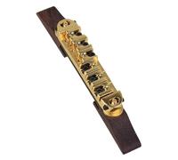 Adjustable guitar rosewood bridge Available in black gold and silver Spherical design Beautiful tone Generic Acoustic Guitar Bridge(Gold)