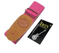 Adjustable Guitar Strap for Acoustic Electric Bass, Pure Cotton Padded Shoulder Belt with Metal Buttons, 88-147 cm (Multi-Color)