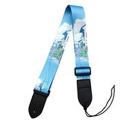 Adjustable Guitar Strap For Electric Guitar Ukulele Bass Printed Guitar Strap Replacement Parts Guitar Shoulder Strap