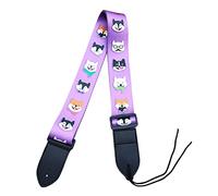 Adjustable Guitar Strap For Electric Guitar Ukulele Bass Printed Guitar Strap Replacement Parts Guitar Shoulder Strap