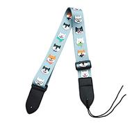 Adjustable Guitar Strap For Electric Guitar Ukulele Bass Printed Guitar Strap Replacement Parts Guitar Shoulder Strap