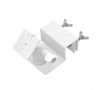 Adjustable Gutter Mount for Solar Panel 360° Swivel Aluminium Bracket Drill-Free Installation for Arlo Ring for reolink Cameras White