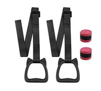 Adjustable Gymnastic Rings with Straps Exercise Strength Training Equipment Pull Up Rings Fitness Children Trapeze Bar Pull Up Gym Rings Kids Home Exercise Rings with Straps Safe Load-bearing 200KG