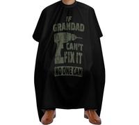 Adjustable Hair Cape, If Grandad Can't Fix It, Haircut Apron Gown Personalised Hair Cutting Cape for Salons Hairdresser Haircut
