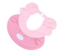 Adjustable Hair Washing Cap with Ear Protector Pink Shampoo Cap for Bathing and Shower Lightweight Durable Cartoon Design Keeps Happy and Hair