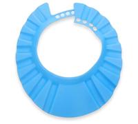 Adjustable Hair Washing Shield, EVA Waterproof Shampoo Shower Cap with Drainage Brim, Lightweight Elastic Bath Visor Hat Protects Eyes Ears for Baby Toddler Kids Adults