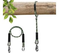 Adjustable Hammock Tree Straps Heavy Duty Tree Swing Rope 3.9Ft(47") 360°rotationTree Swings Hanging for Outdoor Swings Hammock Playground Set Accessories,1Pcs of Green