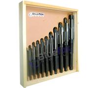 Adjustable Hand Reamer Set - 11 Pcs High-Precision Carbon Steel Reamers with Storage Case | Reaming Tool for Precise Hole Finishing | Hand Tools Reamers for Metal & Wood - 11.90mm - 38.10mm