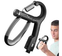 Adjustable Hand Trainer, 10 to 100 kg, Forearm Trainer, Finger Grip, Wrist Trainer, Counter, Grip Strength Training Device for Muscle Building, Rehabilitation, Sports, Fitness, Men and Women