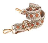 Adjustable Handbag Strap Wide Handbag Strap Replacement Shoulder Strap Crossbody Bag Rhombic O + Gold Metal
