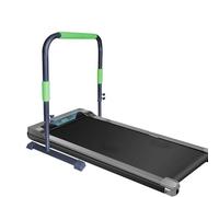 Adjustable Handle Bar for Walking Pad Only - Max Height 43", Compatible with 23" Walking Pad, Heavy-Duty Steel Frame w/Non-Slip Base (Green Black)