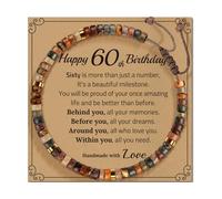 Adjustable handmade stone decoration for all ages featuring blessing cards and multiple color additions