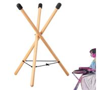 Adjustable Handpan Stand - Drum Stand with Steel Tongue, for Tripod, Sturdy and Non-Slip Design Made of Wood | Accessory Equipment for Percus Handpan