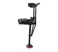Adjustable Hands Free Anti Slip Crutch for Ankle Injuries 100kg Capacity Lightweight Mobility Aid Adults Left Right Leg (Left)