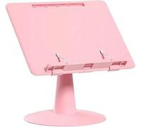 Adjustable Hands-Free Book Stand & Cookbook Holder, Floor Reading Holder for Tablets & Textbooks, Perfect for Reading Recipes & Study on Desk