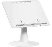 Adjustable Hands-Free Book Stand, Cookbook Holder & Tablet Stand for Desk, Floor Reading Holder for Textbooks, Recipes & E-Readers - Perfect for Comfortable Reading