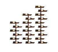 Adjustable Hanging Bar Wine Glass Rack Rustic Ceiling Glass Storage Rack for Different Types of Goblets,Adjustable Wall Mounted Wine Rack with Floating Liquor Shelf - Detachable Wine Storage