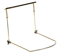 Adjustable Hanging Neck Type 24-Hole Harmonica Stand, Harmonica Stand, for 24-hole Professional Playing Harmonica Harmonica Lovers(24-hole gold)