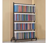 Adjustable Hanging Rod Large Fabric Roll Storage Rack Commercial Heavy Duty Steel Organizer with Wheels,Adjustable 63in Wide Commercial Fabric Roll Storage Rack - Display Cart with Detachabl