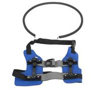 Adjustable Harness For Blind Pet Easy Fixation Sturdy Bumper Guards Halo Blue M For Safe Movement And Indoor Outdoor Wall Furniture Protection (M)