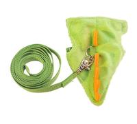 Adjustable Harness with Lead for Ferrets Small Animals Like Rabbits Ideal for Safe Walks as well as Outdoor Adventures (Green, One Size)