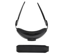 Adjustable Head Strap for VR Headset Replacement, Lightweight Comfortable VR Headset Strap with Upgraded PU Leather Cushion, Ergonomic Design for Gaming Immersion and Extended Wear (Black)