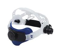 Adjustable Headband for Solar Auto Darkening Welding Helmet, Soft Sponge Comfort Fit with Knob Design, White ABS Replacement Accessory