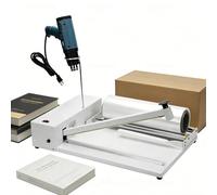 Adjustable Heat Shrink Wrap Machine with Gun Sealer, 1-9 Temp Levels for Thick/Thin Films, 1800W Dual-Speed Shrink Gun, Impulse Sealer for Books, Food, Toys