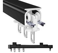 Adjustable Heavy-Duty Aluminum Shower Curtain Rod - Telescopic 50-600 cm Easy Installation Ceiling & Wall Mount Durable Bath Curtain Rails Essential Bathroom Accessories