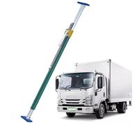 Adjustable Heavy-Duty C Bar Divider for Enclosed Trailers, Ratcheting Load Lock with Non-Slip Pad, Fits 1.83-2.2m (6-7.2ft) - Universal Trailer Accessory