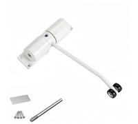 Adjustable Heavy Duty Door Closer for Interior/Exterior, Black, Easy Install, Durable, Secure Closure (DVPEN01-SL)