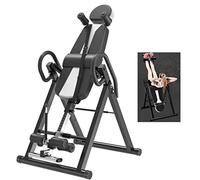 Adjustable Heavy Duty Inversion Table, Foldable Gravity Teeter Inversion Table Improves Back Pain Therapy And Posture, for Pain Relief Therapy