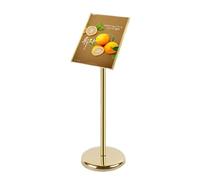 Adjustable Heavy Duty Pedestal Sign Holder for Floor Display, Indoor Outdoor Use