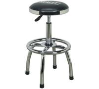 Adjustable Heavy-Duty Pneumatic Workshop Stool With Swivel Seat