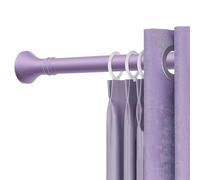 Adjustable Heavy Duty Shower Curtain Rod 40-500 cm, No Drill Extendable Poles for Bathroom, Closet, Window, Kitchen - Purple (360-450 cm / 142-177 in)
