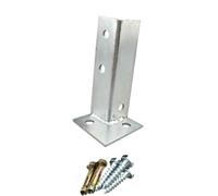 Adjustable Heavy Duty Stainless Steel Deck Post Anchor Bracket for Fence, Pergola, Railing Installation - Includes 16PCS for Secure Mounting