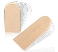 Adjustable Heel Lifts(4 Layers), 1/4', 1/2', 3/4',1' Height Increase Insoles for Leg Length Discrepancy - Small Shoe Lifts for Women, Shoe Inserts Comfort Half Foot Pads for Heel Pain