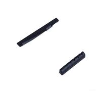 Adjustable Height Acoustic Guitar Bridge Saddle, Black/White, High Cost Performance (Black)