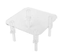Adjustable Height Acrylic Aquarium Egg Separator Stand - Elevation Rack for Saltwater Tank, Fish Tank Egg Divider, Height-Adjustable Elevated Support (Small Egg Skimmer Stand)