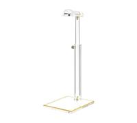 Adjustable Height Acrylic Handbag Display Stand with Secure Base for Wallet Showcase, Multipurpose Acrylic Jewelry Organizer, S