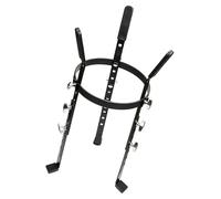 Adjustable Height African Drum Stand for 10 Inch with Stable Rubber Base Metal Stand Drum Base